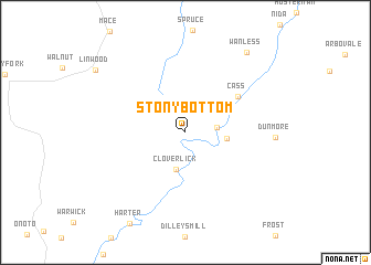 map of Stony Bottom