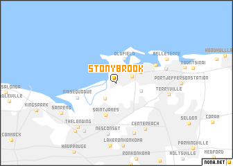 map of Stony Brook