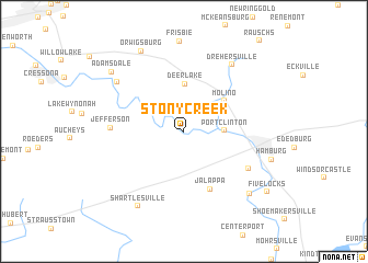 map of Stony Creek