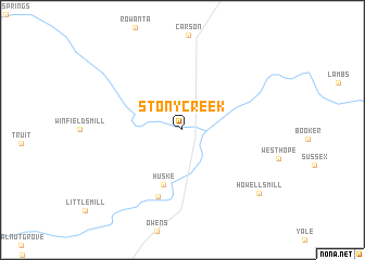 map of Stony Creek