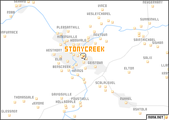 map of Stonycreek