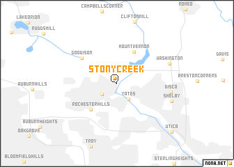 map of Stony Creek