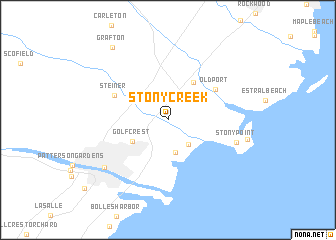 map of Stony Creek