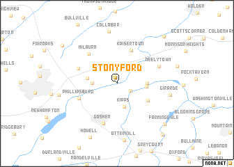 map of Stony Ford