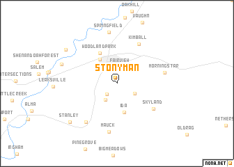 map of Stony Man