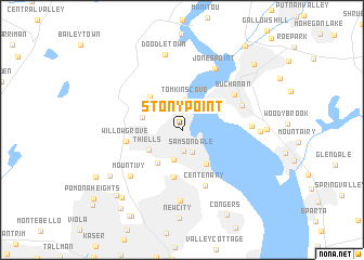 map of Stony Point