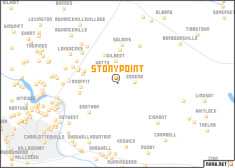 map of Stony Point