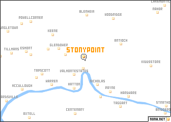 map of Stony Point