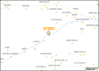 map of Stony