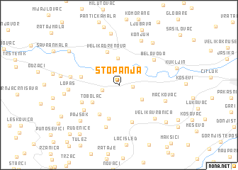 map of Stopanja