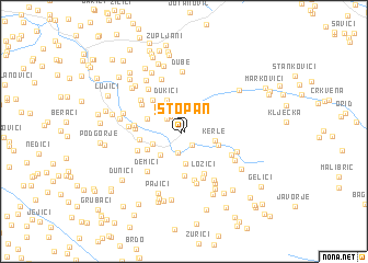 map of Stopan