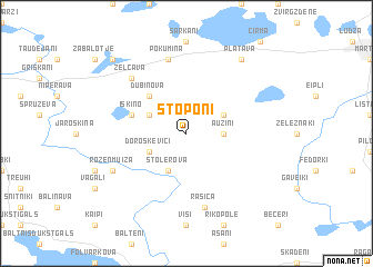 map of Stoponi