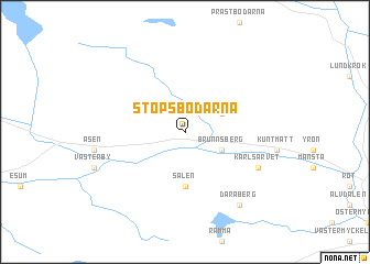 map of Stopsbodarna