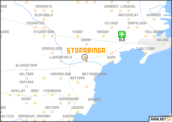 map of Stora Binga