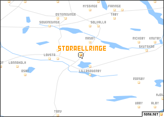 map of Stora Ellringe