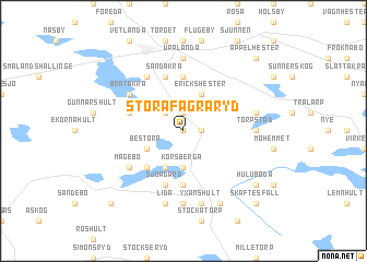 map of Stora Fagraryd