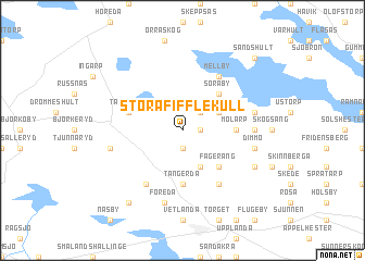 map of Stora Fifflekull