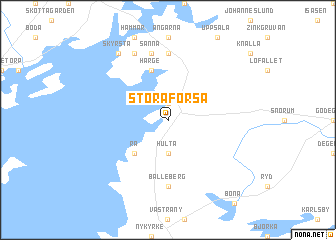 map of Stora Forsa