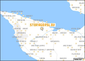 map of Stora Görslöv