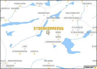 map of Stora Kopperud