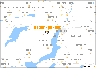 map of Stora Kråkebo