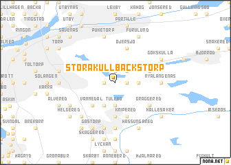 map of Stora Kullbäckstorp