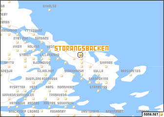 map of Storängsbacken