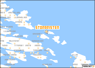 map of Stora Risten