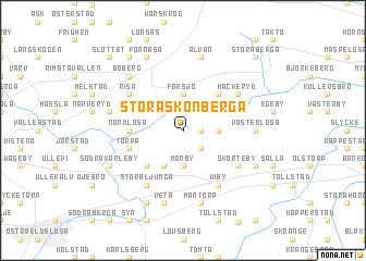 map of Stora Skonberga