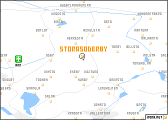 map of Stora Söderby
