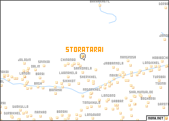 map of Stora Tarai