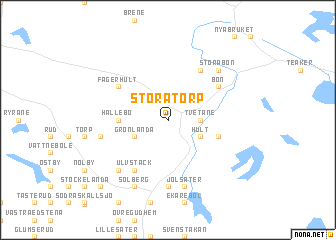 map of Stora Torp