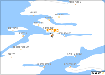 map of Storå