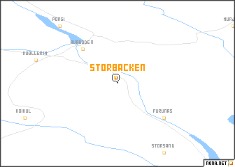 map of Storbacken