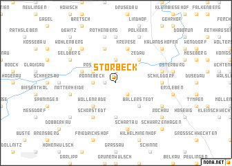 map of Storbeck