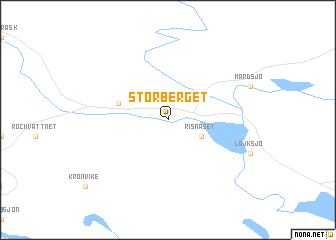 map of Storberget