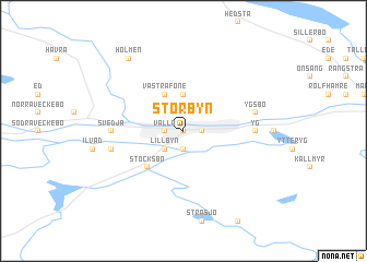 map of Storbyn