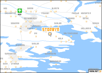 map of Storbyn