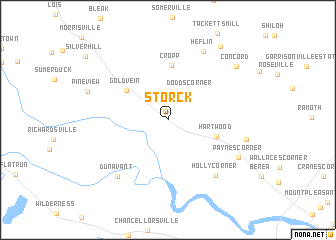 map of Storck