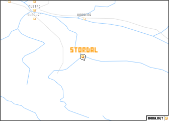 map of Stordal