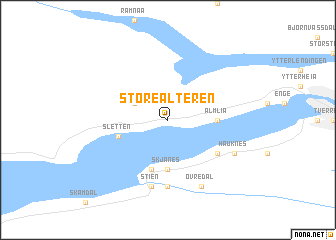 map of Store Alteren