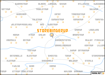 map of Store Binderup