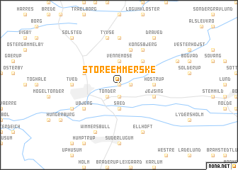 map of Store Emmerske