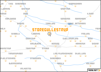 map of Store Gullestrup