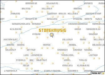 map of Store Knivsig