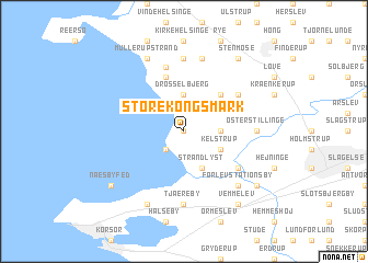 map of Store Kongsmark