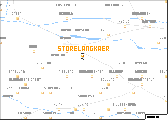 map of Store Langkær