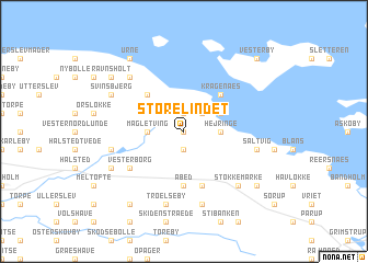 map of Store Lindet