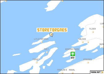 map of Store Torgnes