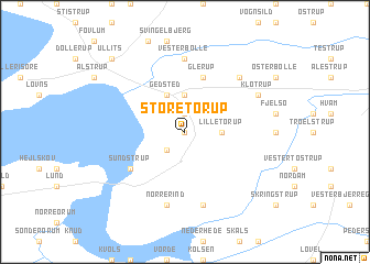 map of Store Torup